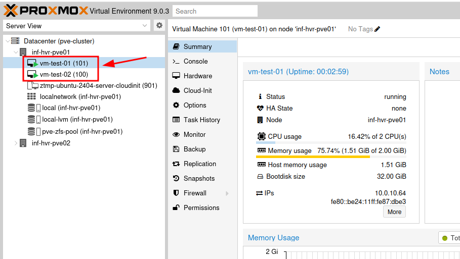 Output from running the Terraform apply command again.